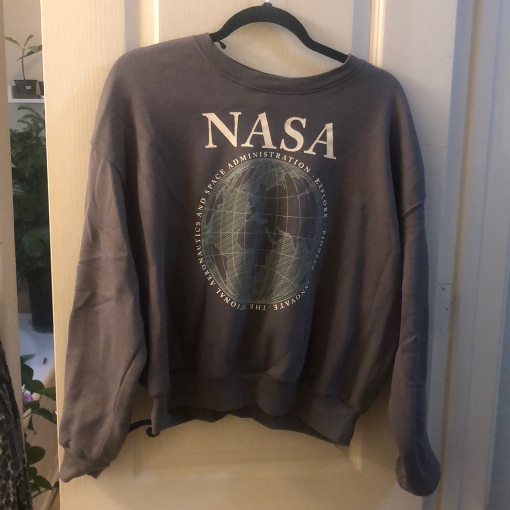 NASA grey sweater